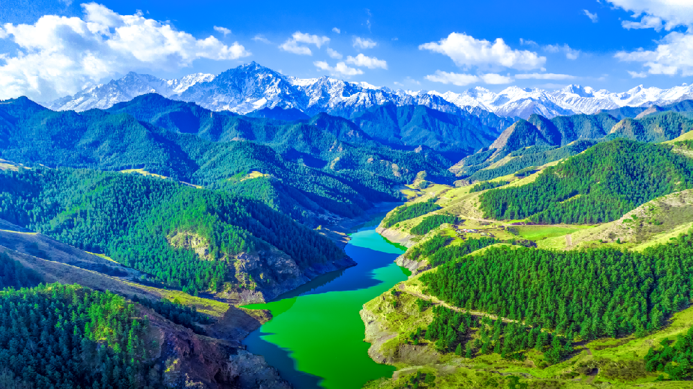 祁连山，雄浑壮美的金色牧场