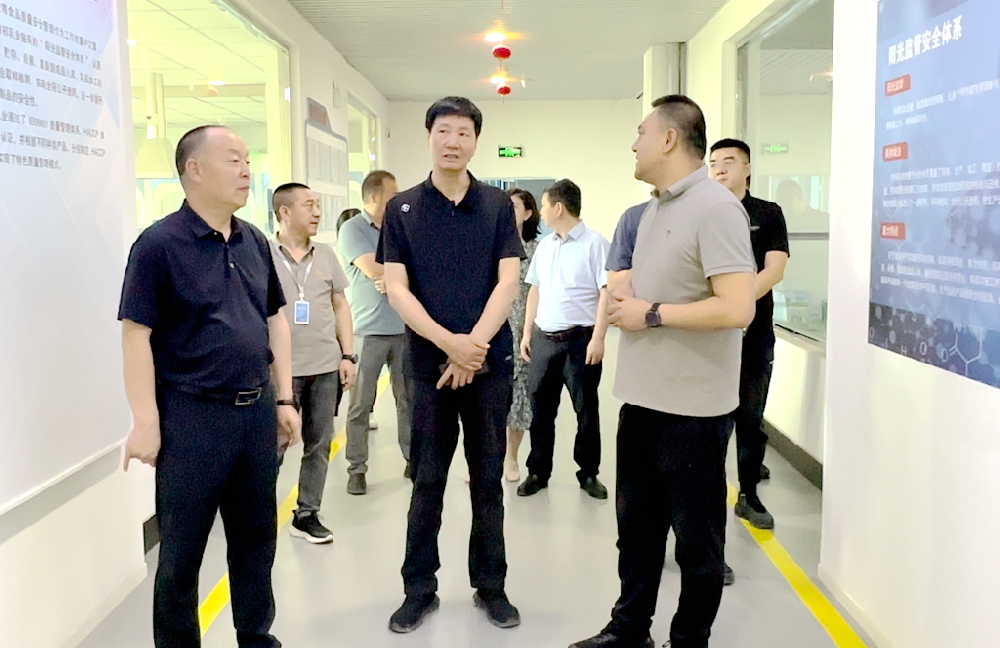 推进新型工业化暨强工业行动督查组到甘肃月博官方网站集团传祁乳业督查